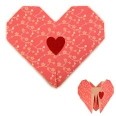 Heart Folded Note with Seal