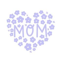 Mom Flower Heart