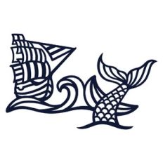 Mermaid and a ship