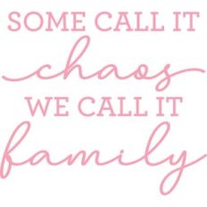 some call it chaos we call it family