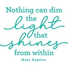 nothing can dim the light that shines