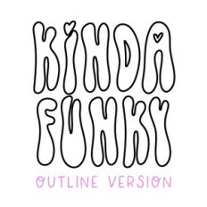 BFC Kinda Funky Outline Retro y2k Font