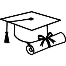 Graduation Cap And Diploma