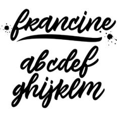 Francine Script Font