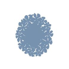 Flower card face