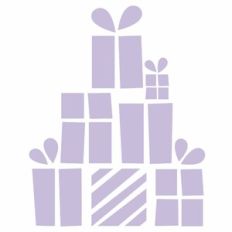 stack of gifts