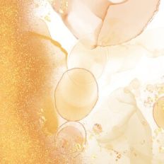 Alcohol Ink and Gold Glitter Background Pattern