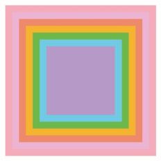 Set of 7 Square Background Shapes