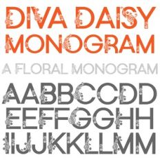 ZP Diva Daisy Monogram