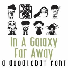 In A Galaxy Far Away Doodlebat Font