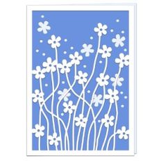 Tangled Flowers Card