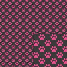 paws love pink pattern