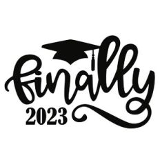 Finally 2023 grad cap
