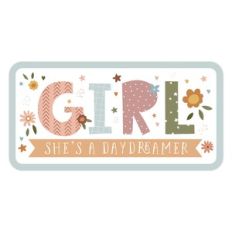 Girl She's A Day Dreamer Print and Cut