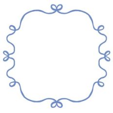 Frame Curly Bow
