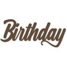 Birthday Fancy Word