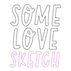 BFC Some Love Block Retro Sketch Font