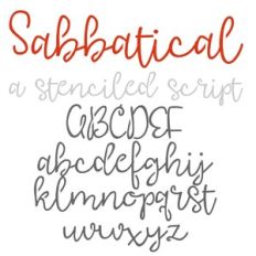 PN Sabbatical Stencil