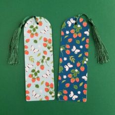 Strawberries and Butterflies Bookmarks