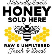 naturally sweet honey sold here
