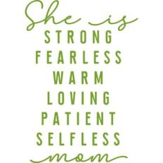 she is mom