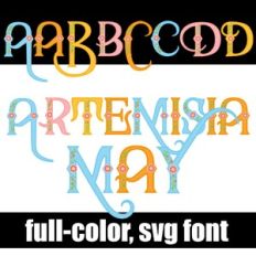 Artemisia May Color Font