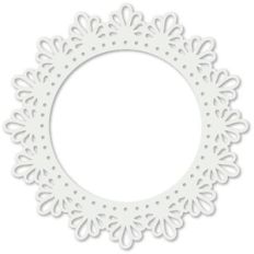 Doily Shell Fan Circle Ring