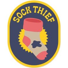 Sock Theif Dog Patch