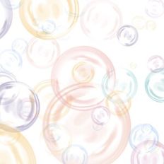 Pastel Rainbow Bubbles Background Pattern