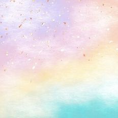 Rainbow Ombre Background With Gold Foil Flakes Pattern