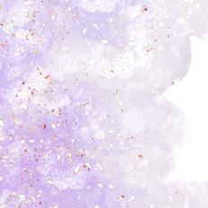 Lavender Watercolour Background With Gold Foil Flakes Pattern