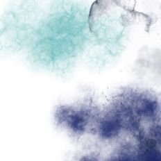 Navy and Teal Watercolour Paint Background Pattern