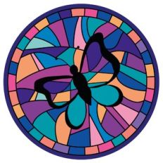 Stained Glass Butterfly