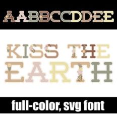 Kiss the Earth Color Font