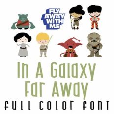 In A Galaxy Far Away Full Color Font