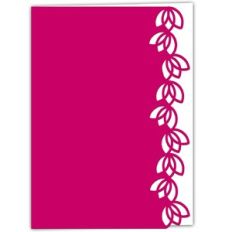 Blossom Chain Lace Edged Card