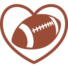 american football heart
