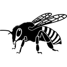 bee silhouette
