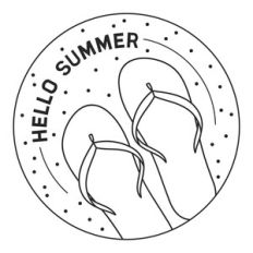 Hello Summer with Flip Flops
