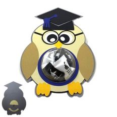 Graduation Owl Dome Candy with Dial Back