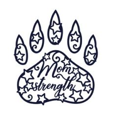 Mothers Day paw print