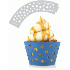 star cupcake wrapper
