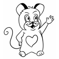 Cute Cartoon Mouse