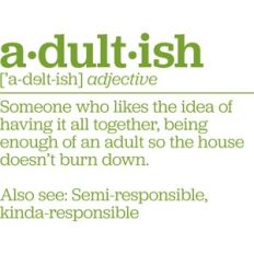 adultish definition