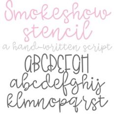 ZP Smokeshow Stencil