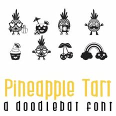 Pineapple Tart Doodlebat Font