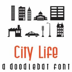 City Life Doodlebat Font