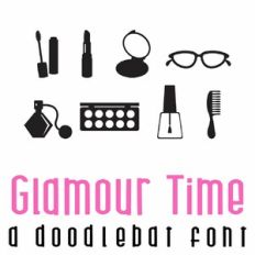 Glamour Time Doodlebat Font