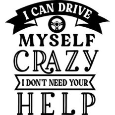 Can Drive Myself Crazy Don't Need Your Help