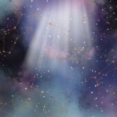 Constellation Sky Background Pattern